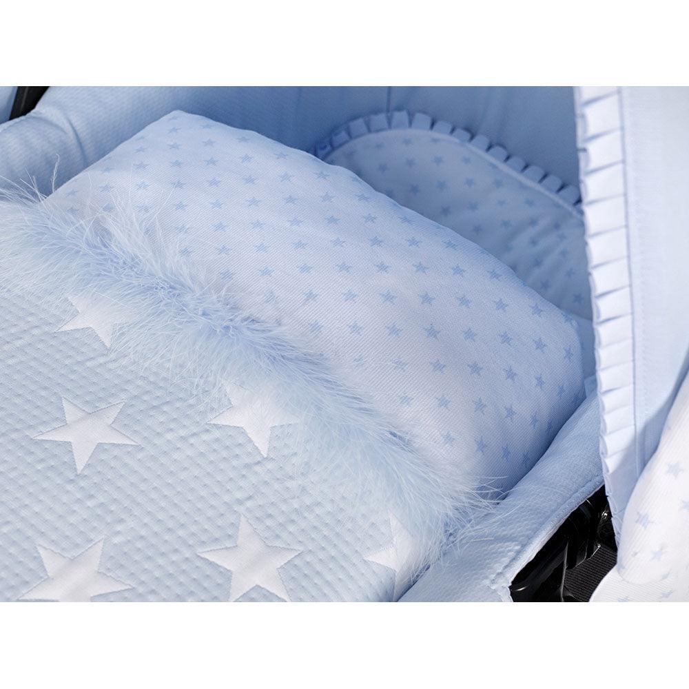 Saco Capazo Bebé Interior A Medida 770 Estrellas Celeste Bebiti By Nanetes - Nanetes #